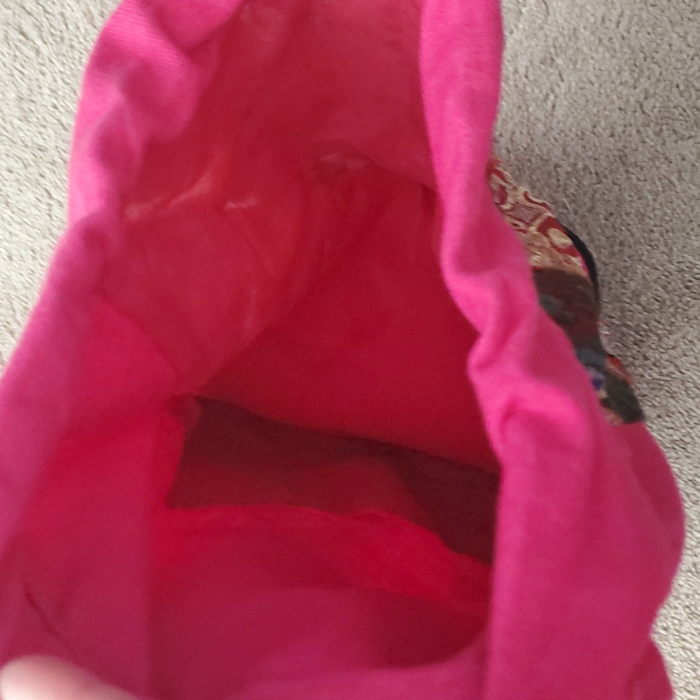 Colorful Embroidered Patchwork Backpack 13x17x7 Z… - image 6